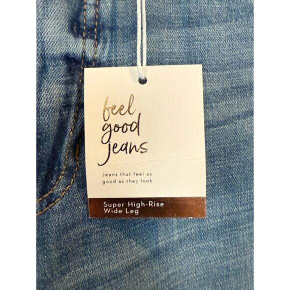 NWT Lauren Conrad Super High-Rise Wide Leg Jeans - Picture 5 of 7